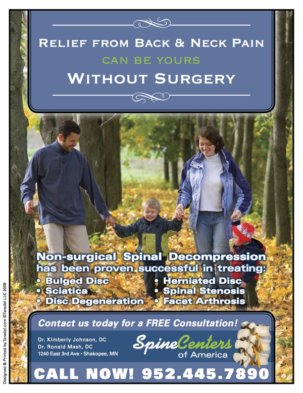 Decompression has been proven successful at treating: bulged disc, herniated disc, sciatica, etc.